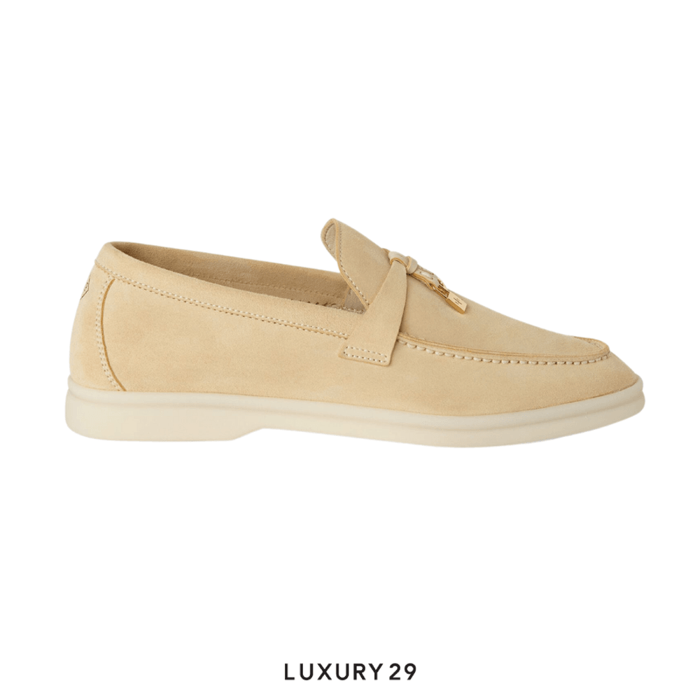 Loro piana summer charms walk suede loafers online
