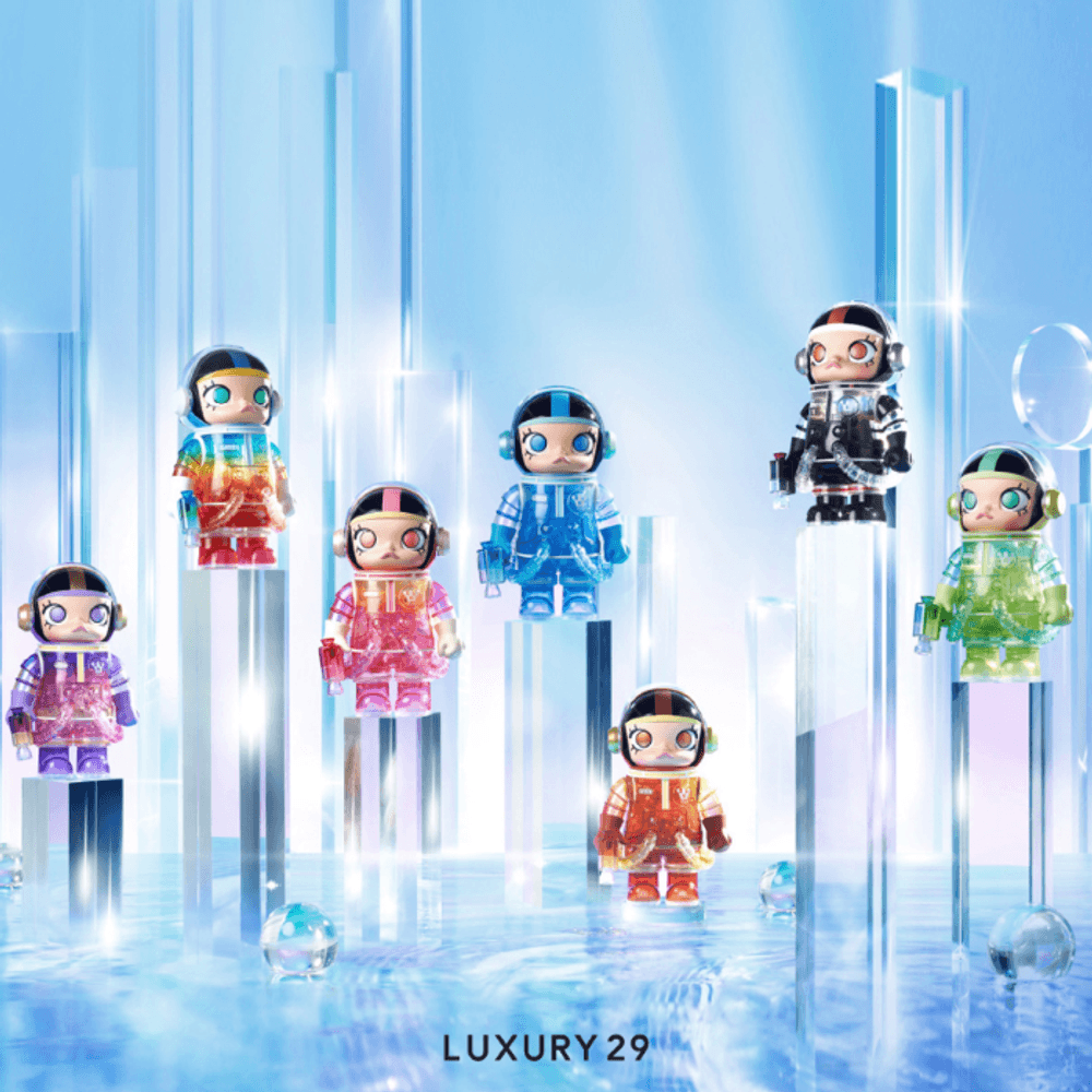 POP MART MEGA COLLECTION 400% SPACE MOLLY Soft Drink Series 